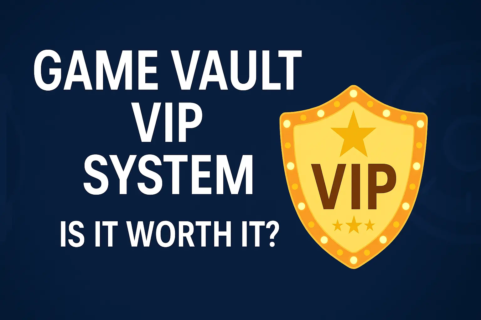 Game Vault VIP System: Is It Worth It? 1 vip system